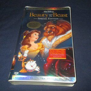 Disney's Beauty and the Beast (VHS, 1991, Platinum Edition) (unopened)
